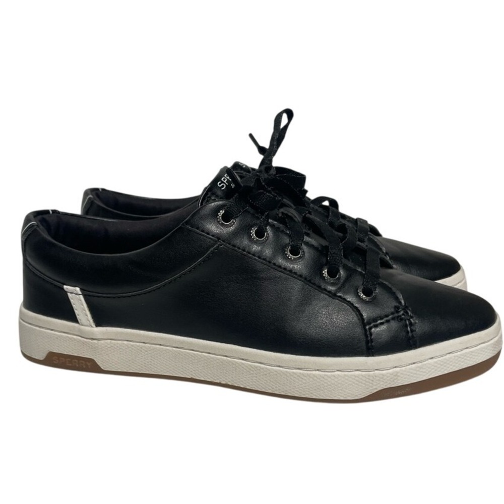 Sperry Top Sider Black Charter Sneakers‎ Women's 7.5